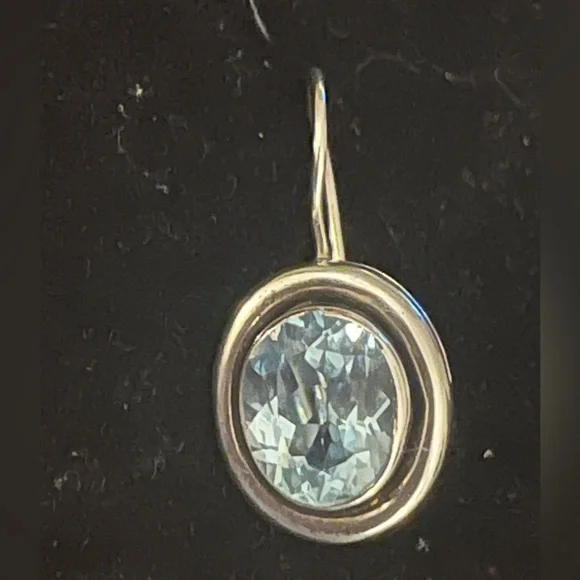 SINGLE EARRING ONLY: Silpada Blue Topaz
Earring. - Picture 4 of 5